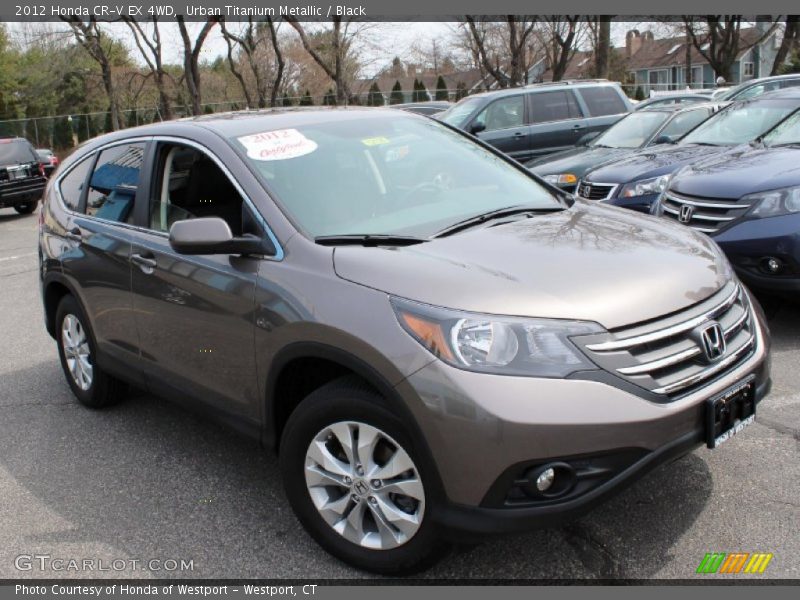 Urban Titanium Metallic / Black 2012 Honda CR-V EX 4WD