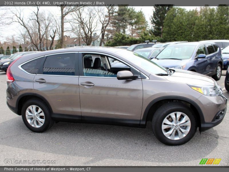 Urban Titanium Metallic / Black 2012 Honda CR-V EX 4WD