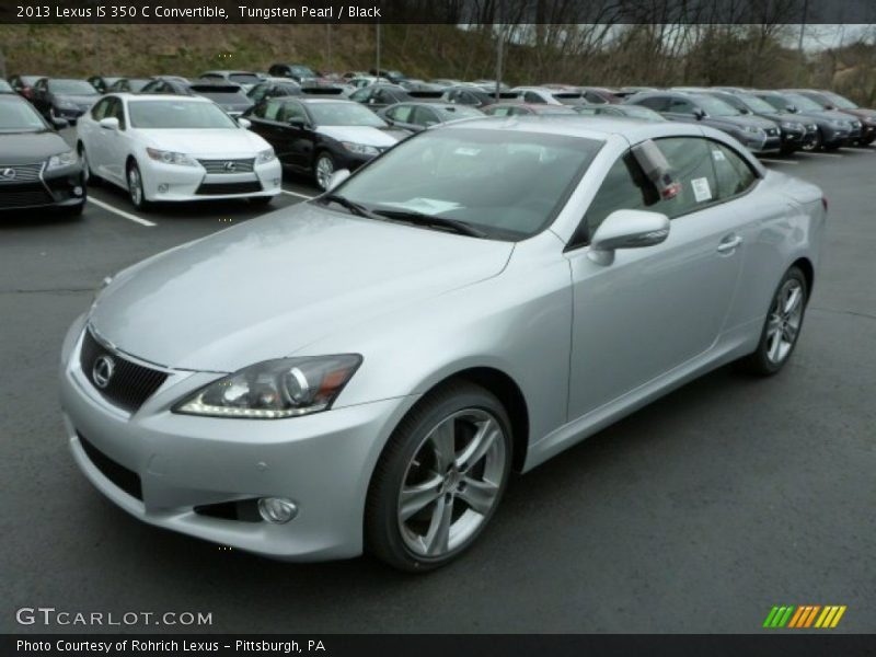 Tungsten Pearl / Black 2013 Lexus IS 350 C Convertible