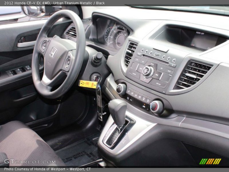 Urban Titanium Metallic / Black 2012 Honda CR-V EX 4WD