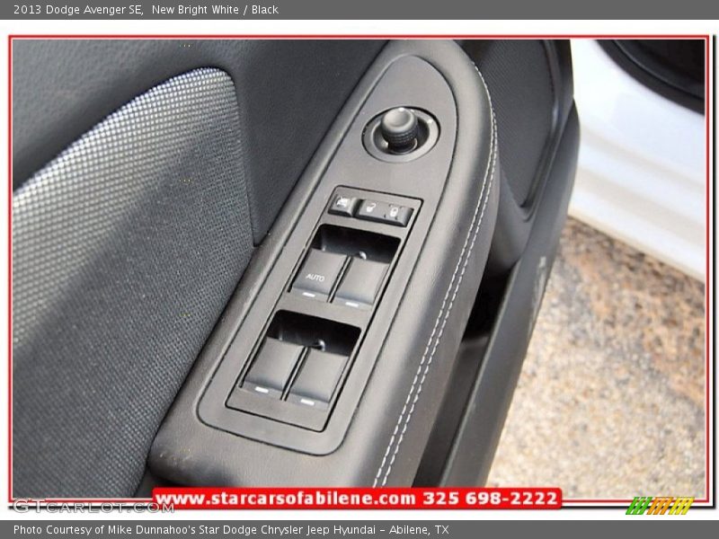 New Bright White / Black 2013 Dodge Avenger SE