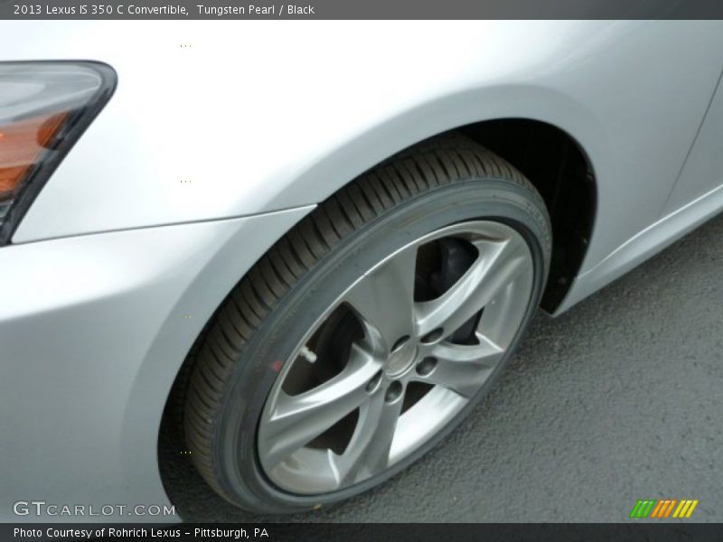 Tungsten Pearl / Black 2013 Lexus IS 350 C Convertible