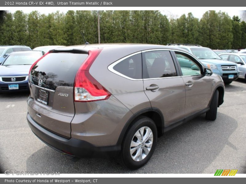 Urban Titanium Metallic / Black 2012 Honda CR-V EX 4WD