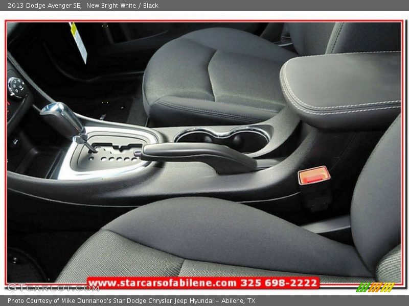 New Bright White / Black 2013 Dodge Avenger SE