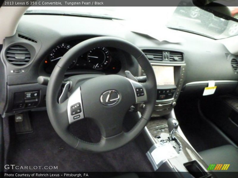 Tungsten Pearl / Black 2013 Lexus IS 350 C Convertible