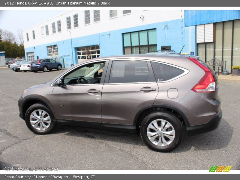Urban Titanium Metallic / Black 2012 Honda CR-V EX 4WD