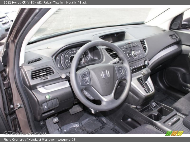 Urban Titanium Metallic / Black 2012 Honda CR-V EX 4WD