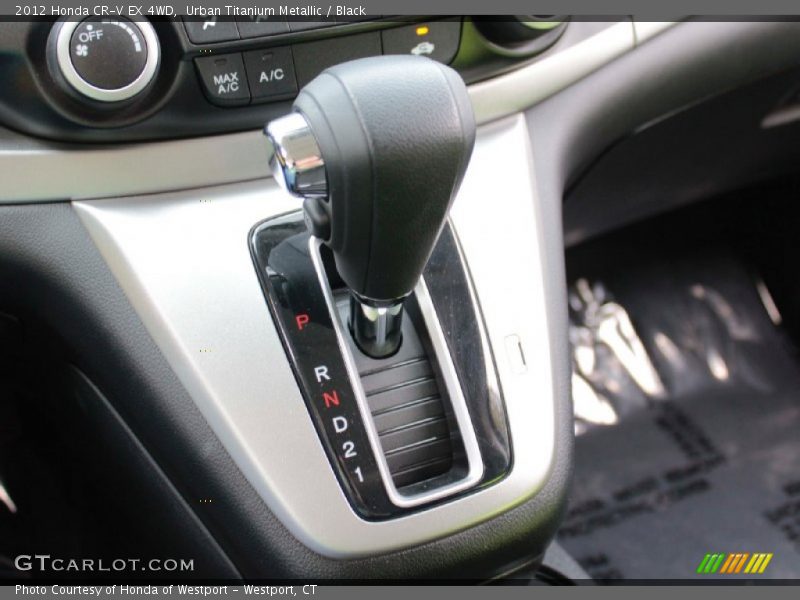 Urban Titanium Metallic / Black 2012 Honda CR-V EX 4WD
