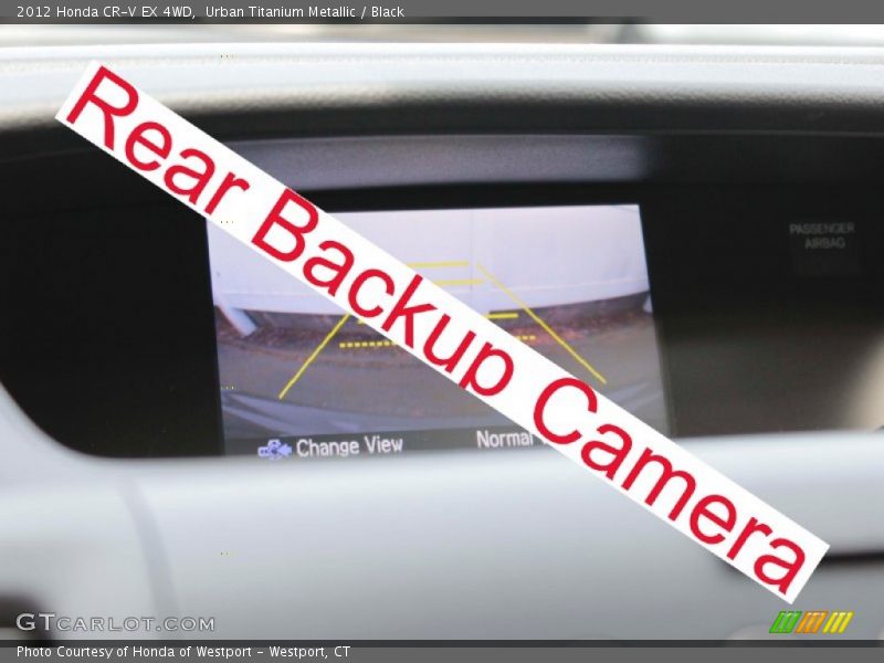 Urban Titanium Metallic / Black 2012 Honda CR-V EX 4WD