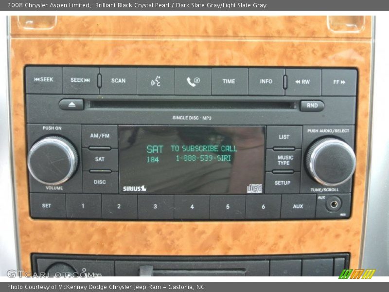 Audio System of 2008 Aspen Limited