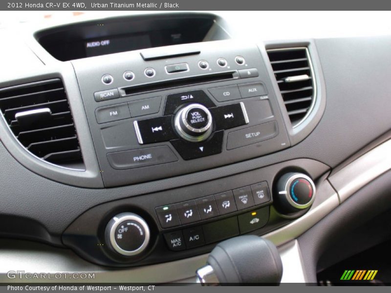 Urban Titanium Metallic / Black 2012 Honda CR-V EX 4WD