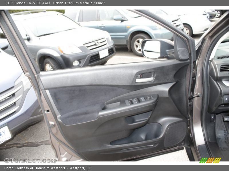 Urban Titanium Metallic / Black 2012 Honda CR-V EX 4WD