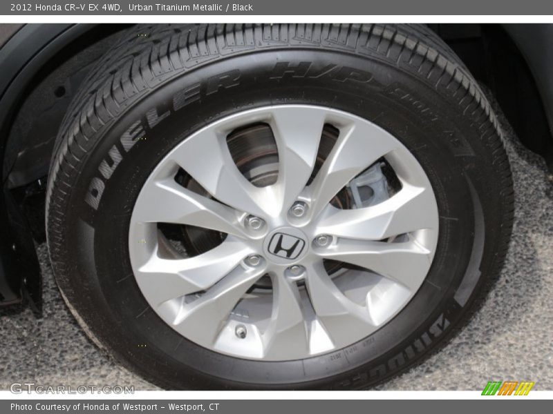 Urban Titanium Metallic / Black 2012 Honda CR-V EX 4WD