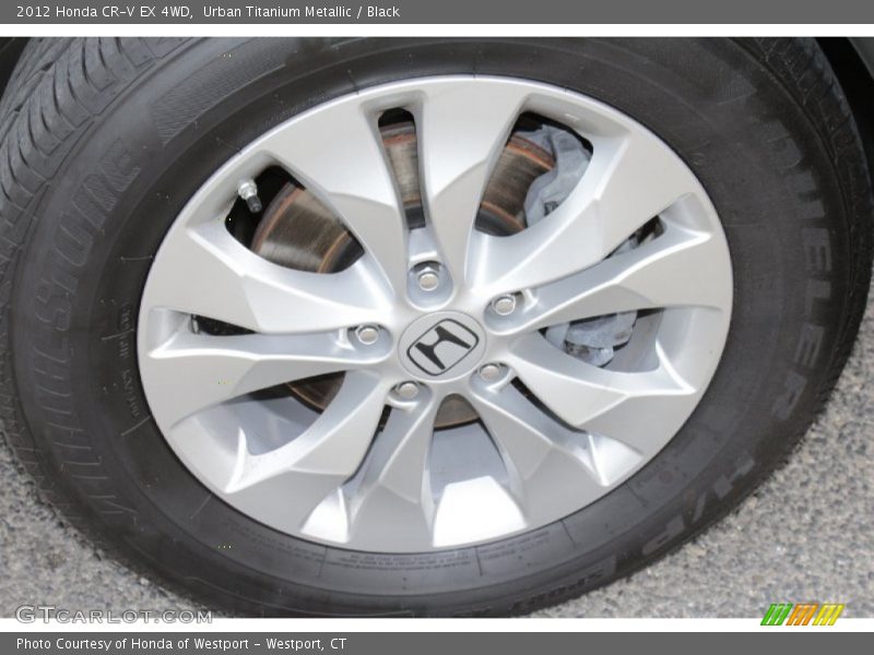 Urban Titanium Metallic / Black 2012 Honda CR-V EX 4WD