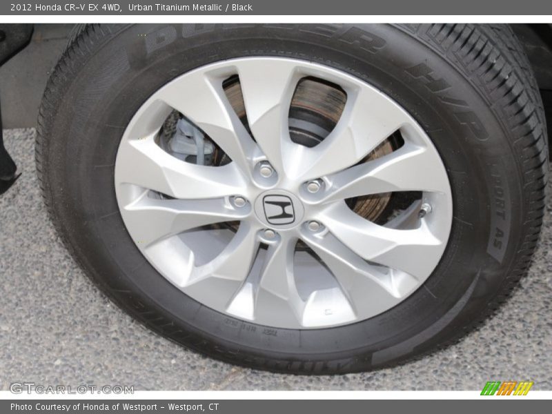 Urban Titanium Metallic / Black 2012 Honda CR-V EX 4WD