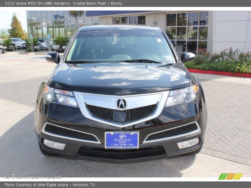 Crystal Black Pearl / Ebony 2013 Acura MDX SH-AWD Advance