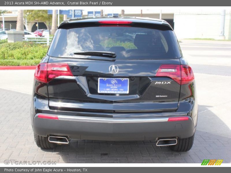 Crystal Black Pearl / Ebony 2013 Acura MDX SH-AWD Advance