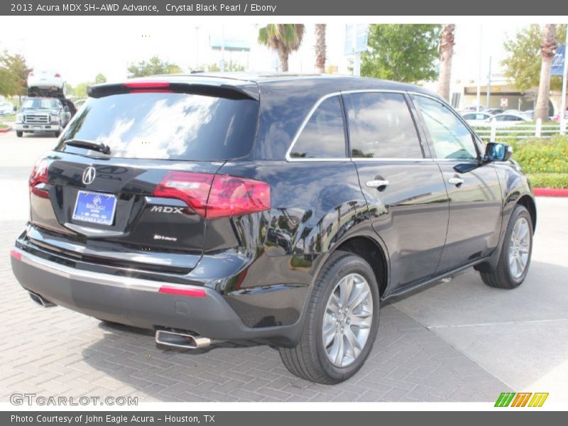 Crystal Black Pearl / Ebony 2013 Acura MDX SH-AWD Advance