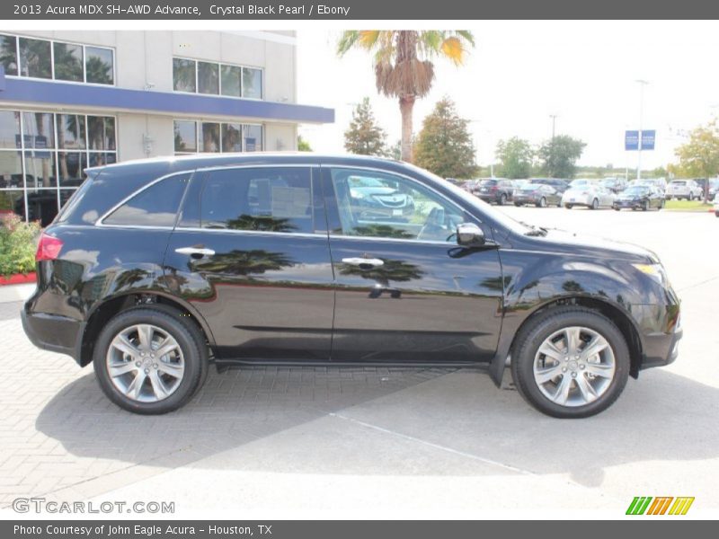 Crystal Black Pearl / Ebony 2013 Acura MDX SH-AWD Advance