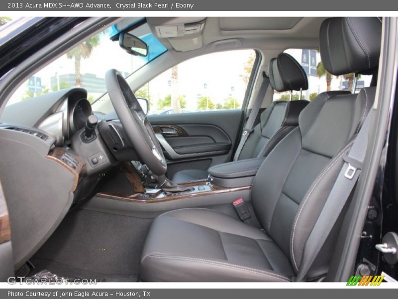Crystal Black Pearl / Ebony 2013 Acura MDX SH-AWD Advance