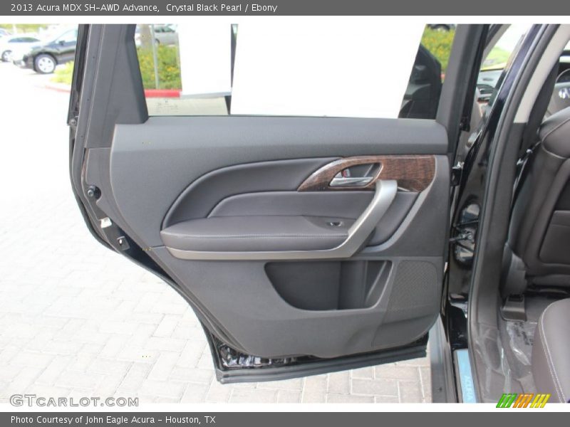 Crystal Black Pearl / Ebony 2013 Acura MDX SH-AWD Advance