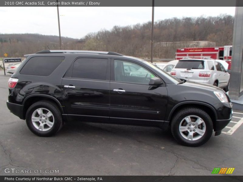 Carbon Black Metallic / Ebony 2010 GMC Acadia SLE