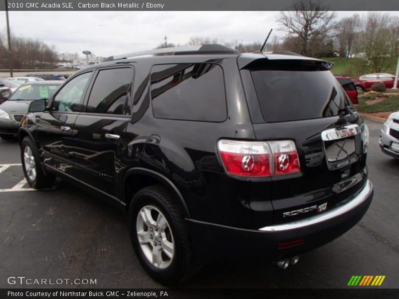 Carbon Black Metallic / Ebony 2010 GMC Acadia SLE