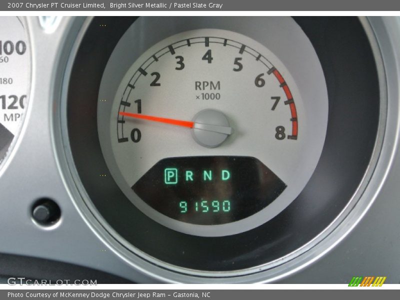 Bright Silver Metallic / Pastel Slate Gray 2007 Chrysler PT Cruiser Limited