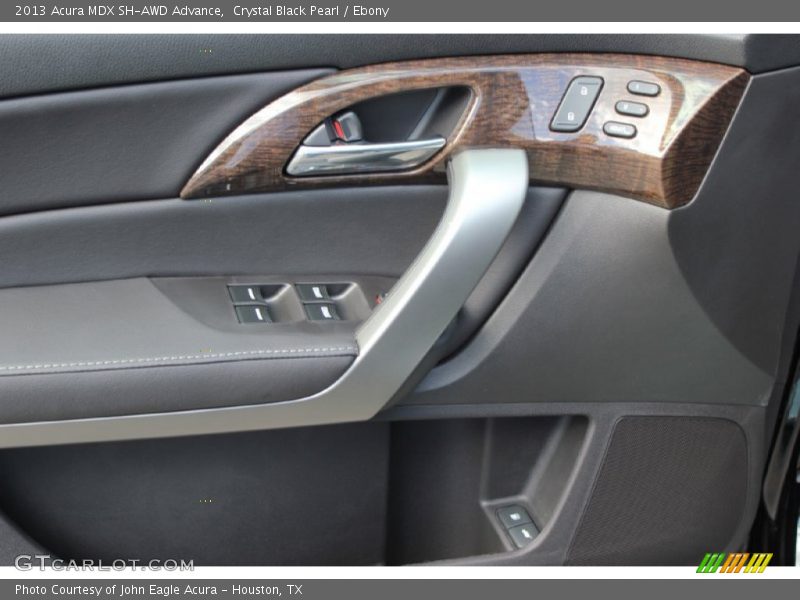 Crystal Black Pearl / Ebony 2013 Acura MDX SH-AWD Advance