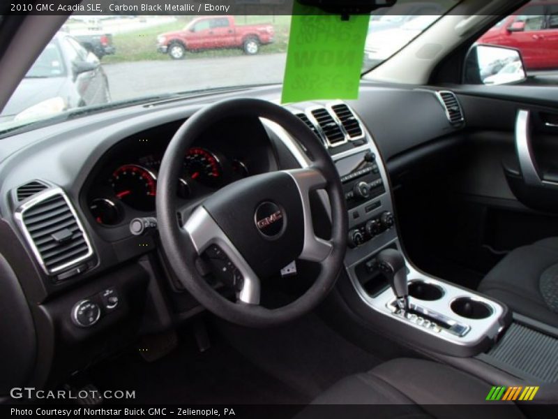 Carbon Black Metallic / Ebony 2010 GMC Acadia SLE
