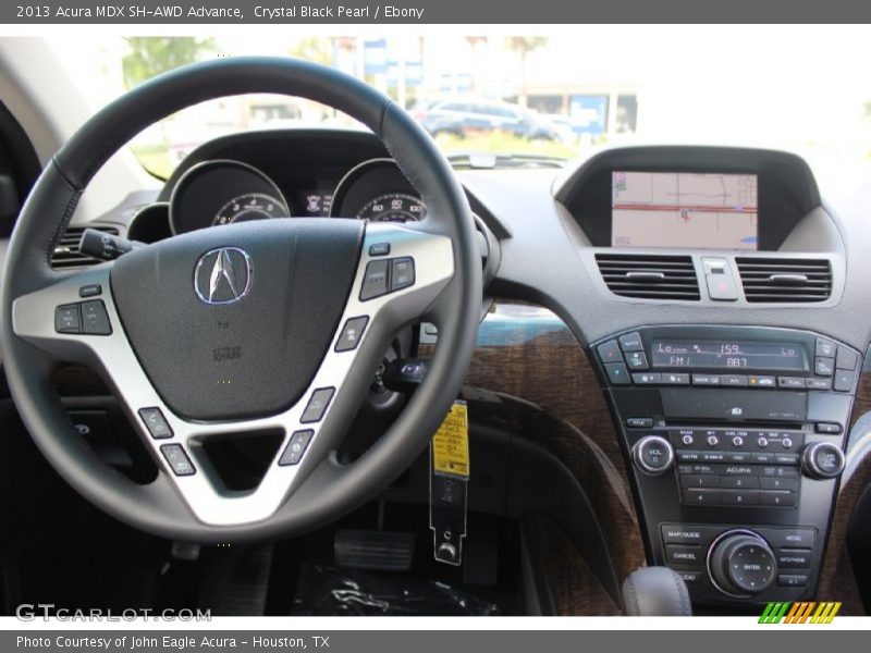 Crystal Black Pearl / Ebony 2013 Acura MDX SH-AWD Advance