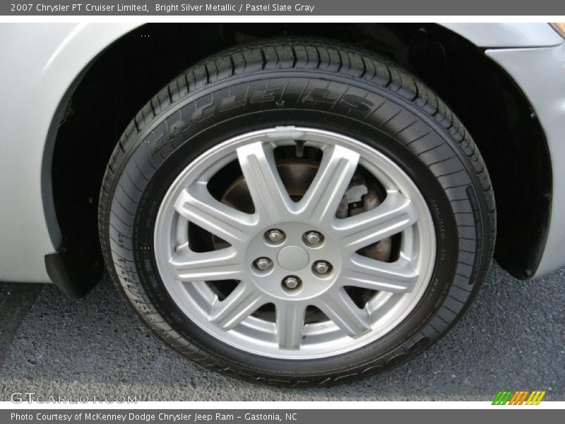 Bright Silver Metallic / Pastel Slate Gray 2007 Chrysler PT Cruiser Limited