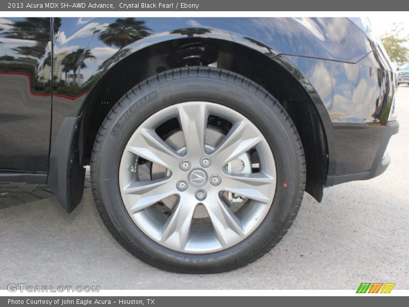 Crystal Black Pearl / Ebony 2013 Acura MDX SH-AWD Advance