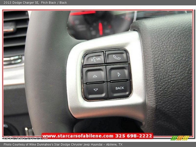 Pitch Black / Black 2013 Dodge Charger SE