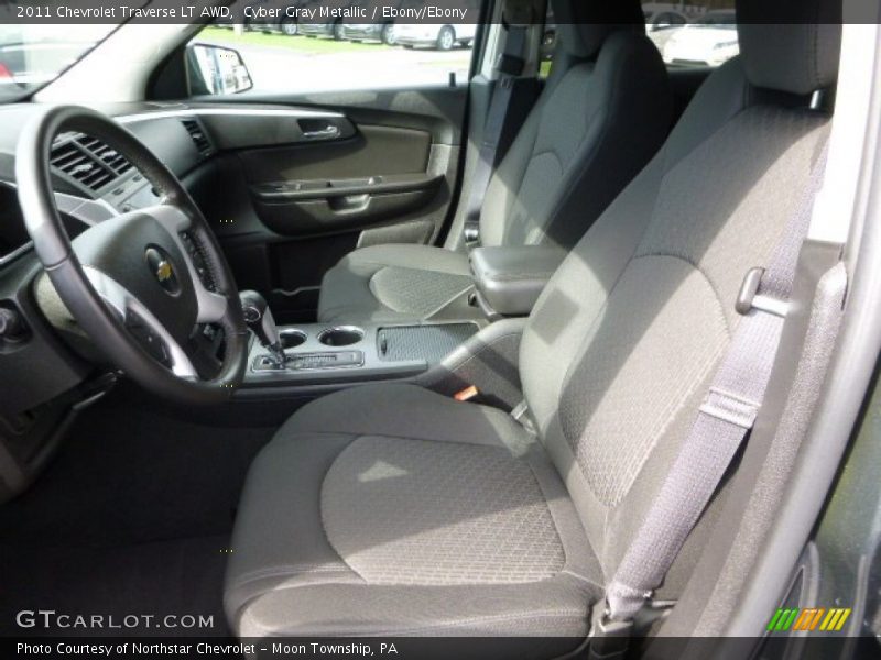 Cyber Gray Metallic / Ebony/Ebony 2011 Chevrolet Traverse LT AWD