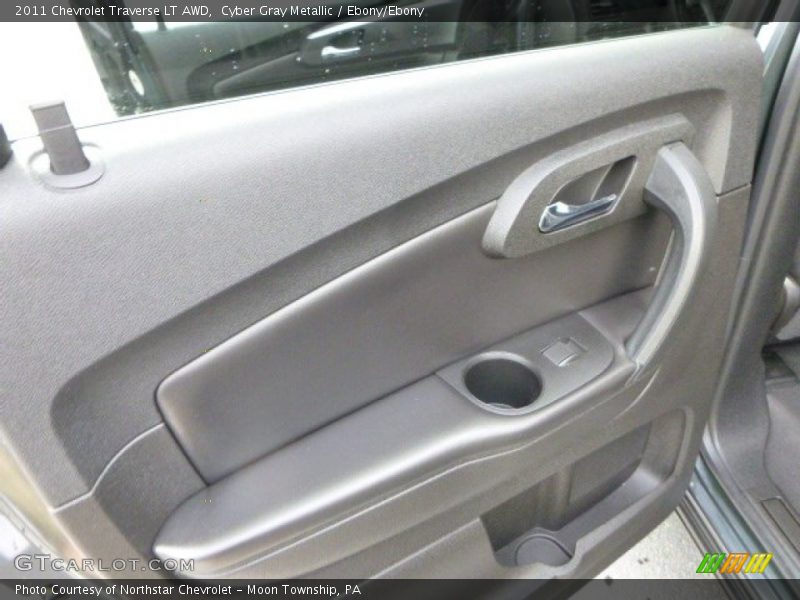 Cyber Gray Metallic / Ebony/Ebony 2011 Chevrolet Traverse LT AWD