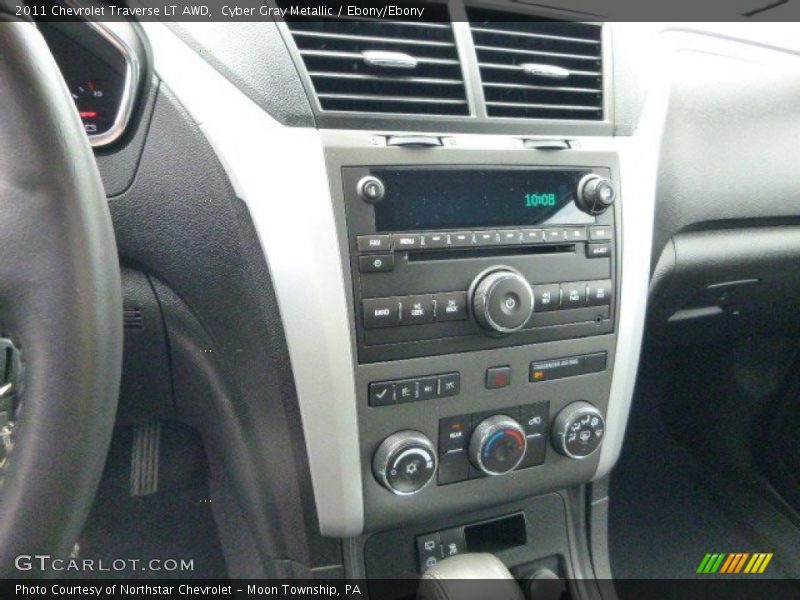 Cyber Gray Metallic / Ebony/Ebony 2011 Chevrolet Traverse LT AWD