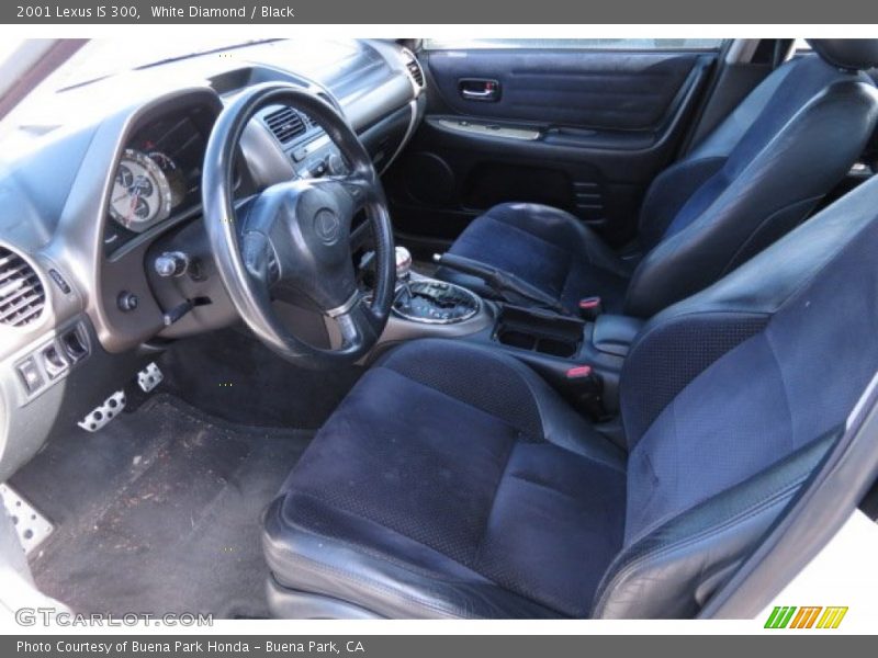 White Diamond / Black 2001 Lexus IS 300