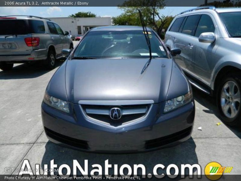 Anthracite Metallic / Ebony 2006 Acura TL 3.2