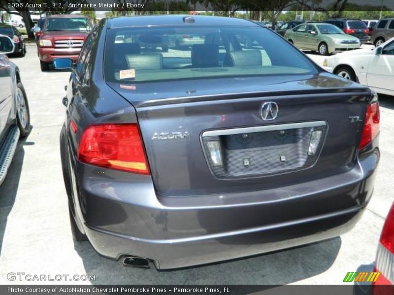 Anthracite Metallic / Ebony 2006 Acura TL 3.2