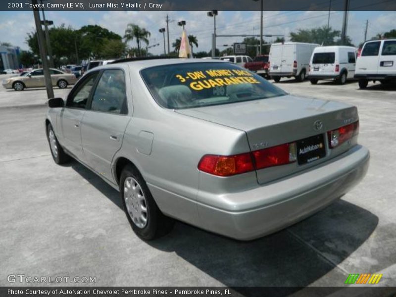 Lunar Mist Metallic / Gray 2001 Toyota Camry LE V6