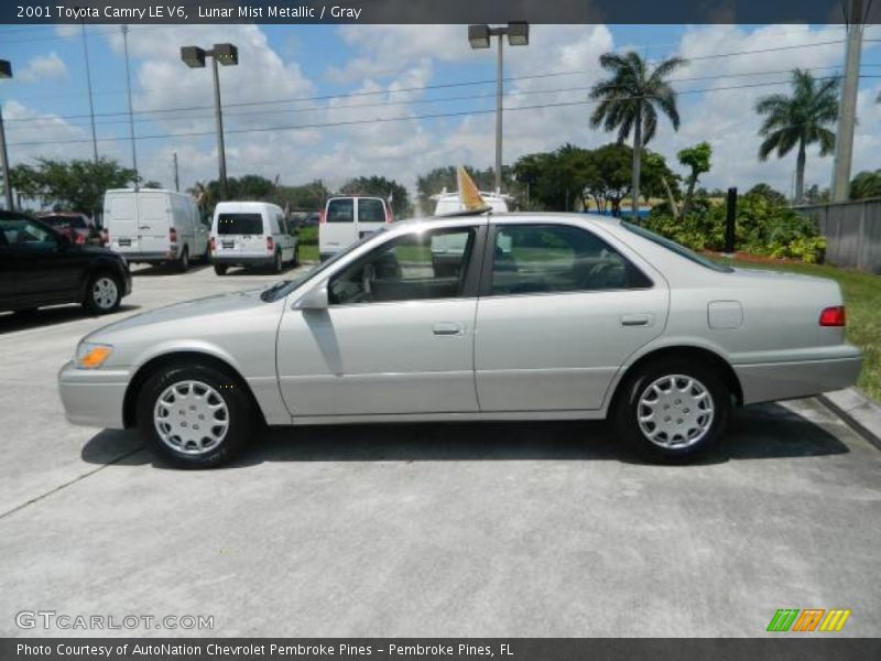 Lunar Mist Metallic / Gray 2001 Toyota Camry LE V6