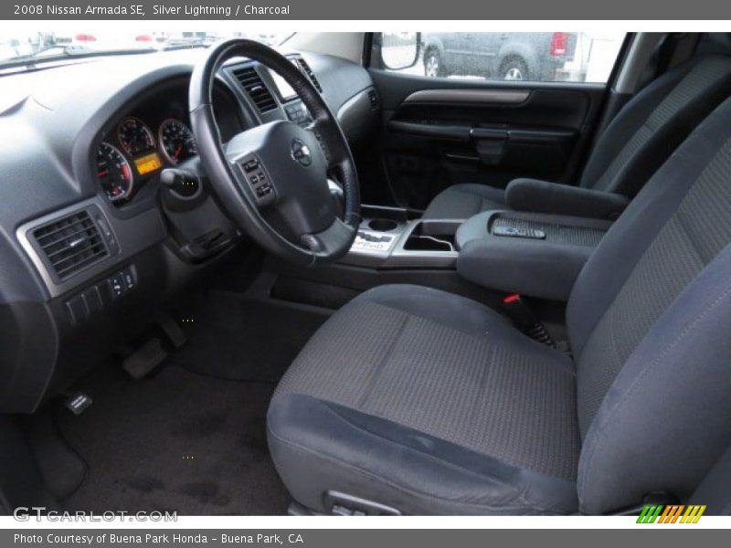 Silver Lightning / Charcoal 2008 Nissan Armada SE