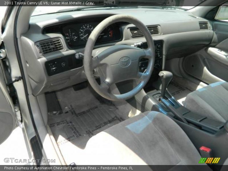 Lunar Mist Metallic / Gray 2001 Toyota Camry LE V6
