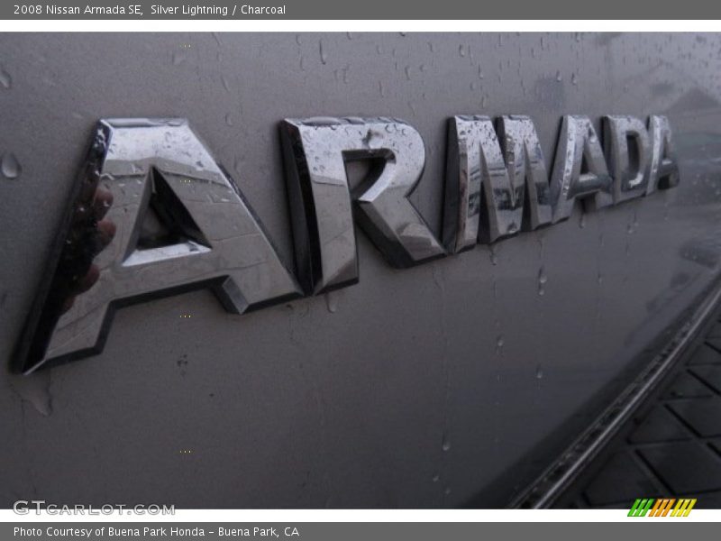 Silver Lightning / Charcoal 2008 Nissan Armada SE
