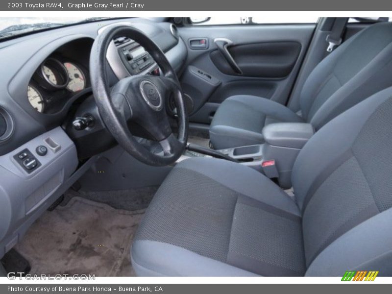 Graphite Gray Pearl / Gray 2003 Toyota RAV4