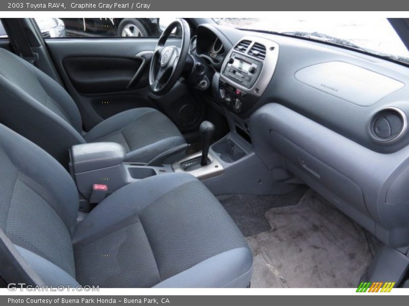 Graphite Gray Pearl / Gray 2003 Toyota RAV4