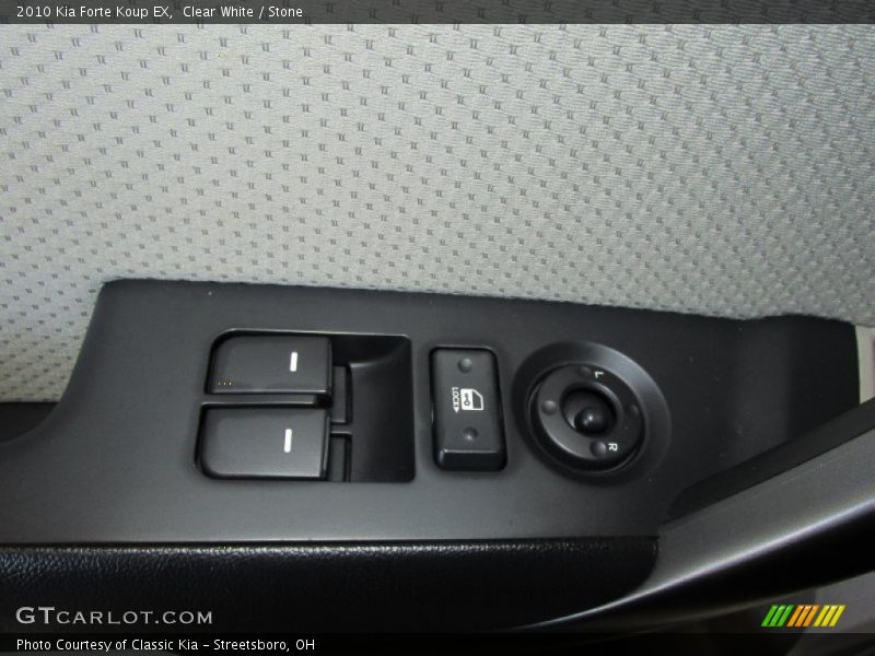Clear White / Stone 2010 Kia Forte Koup EX