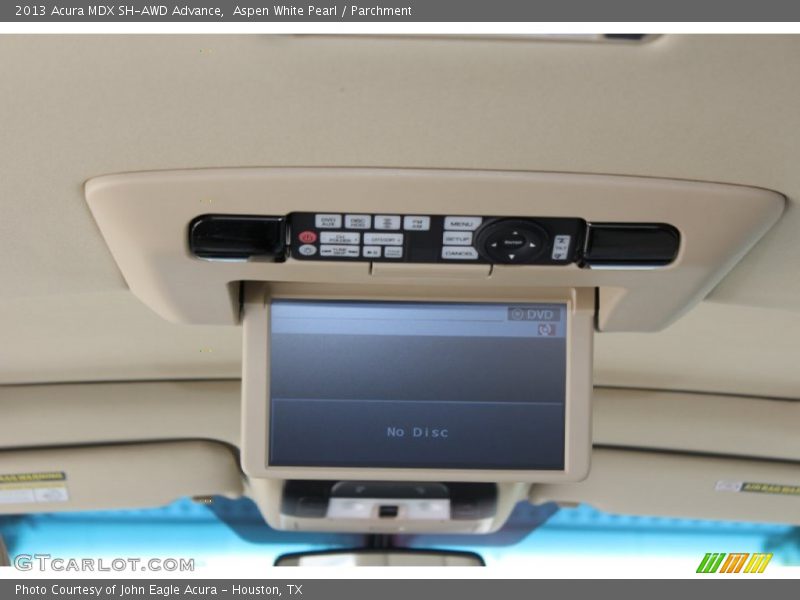 Aspen White Pearl / Parchment 2013 Acura MDX SH-AWD Advance