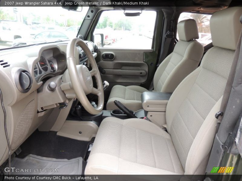 Front Seat of 2007 Wrangler Sahara 4x4